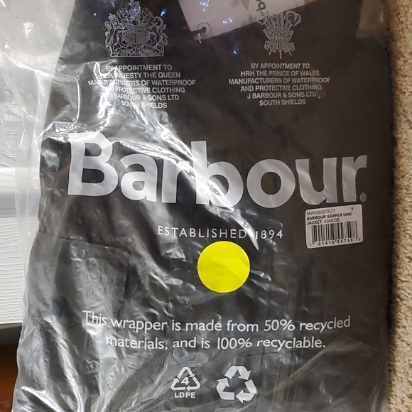 NIB - Rare Brown Barbour Sapper Wax Jacket - Small - brown - NEVER BEEN WORN - Picture 8 of 11